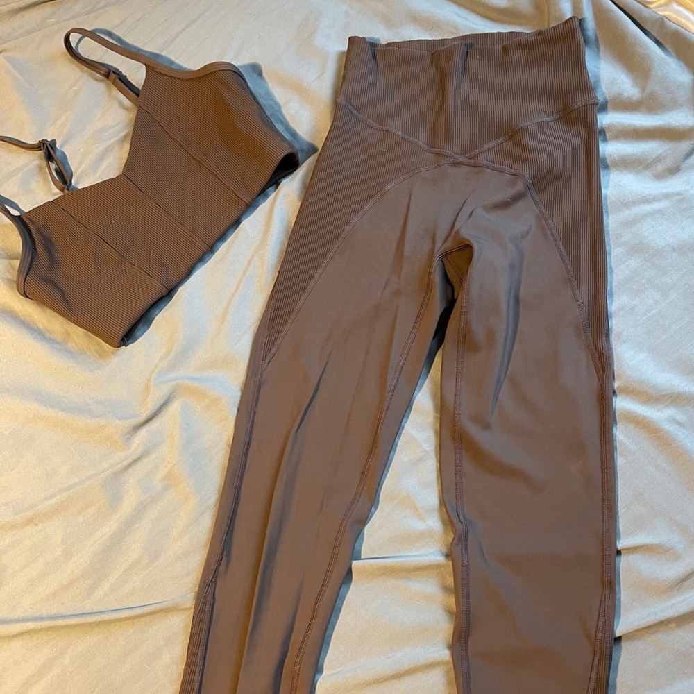 Aerie offline ribbed coord set